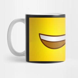 Smiling Yellow Emoticon Face Mug